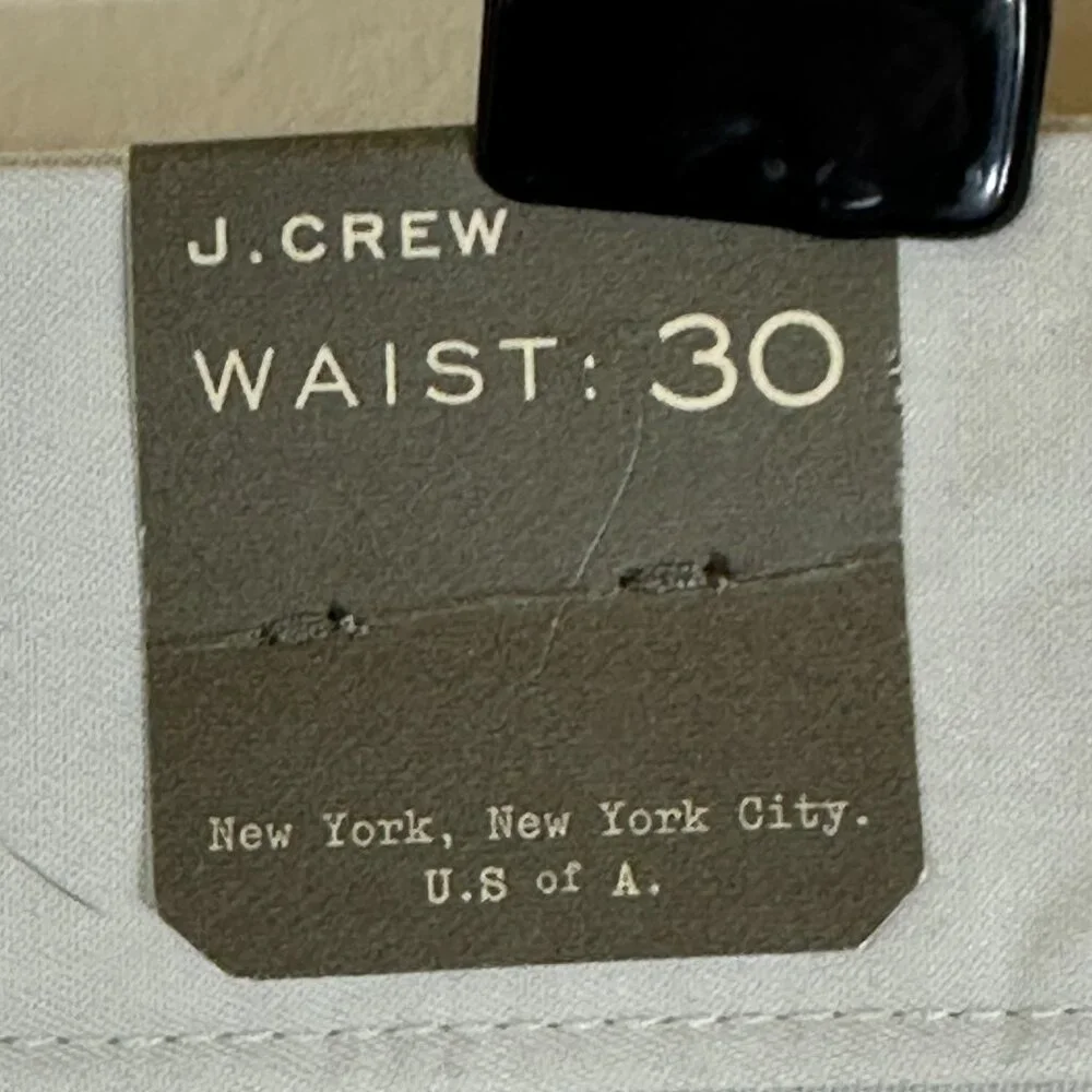 J. Crew Club Shorts Men's 30 NWT Premiun Line Stone